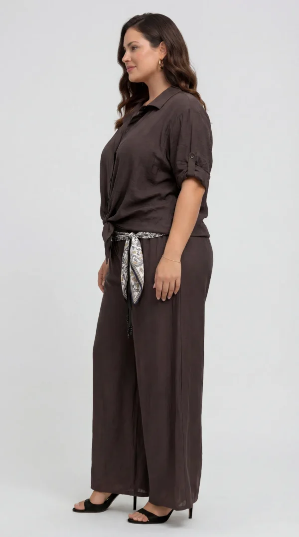Image 44 Soft Mood — Completo camicia e pantalone palazzo | Linea Curvy