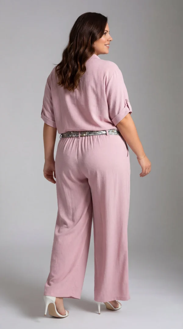 Image 49 Soft Mood — Completo camicia e pantalone palazzo | Linea Curvy