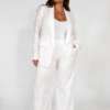 Tailleur in pizzo sangallo